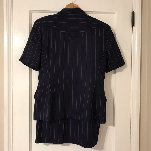 Vintage Christian Dior Pinstripe Suit- Size 10 - Picture 4 of 7